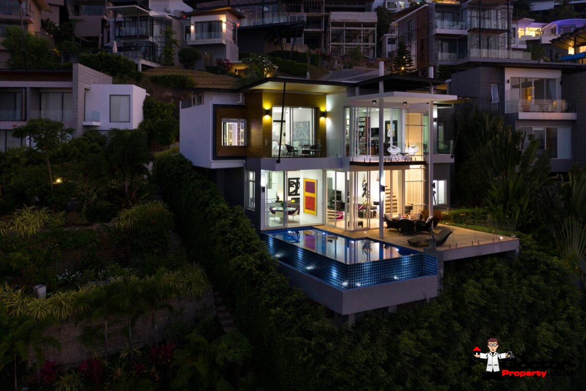 Luxury 3 Bedroom Sea View Villa – Chaweng Noi – Koh Samui – For Sale